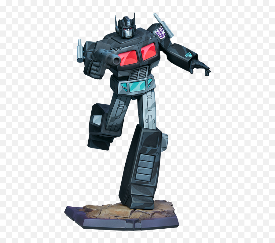 Transformers Nemesis Prime Statue By Pop Culture Shock - Nemesis Prime Emoji,Decepticon Logo