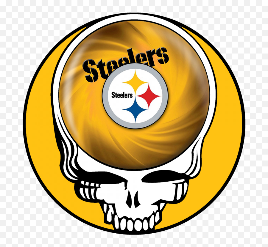 Pittsburgh Steelers Skull Logo Iron - Tampa Bay Buccaneers Steal Your Face Emoji,Steelers Logo