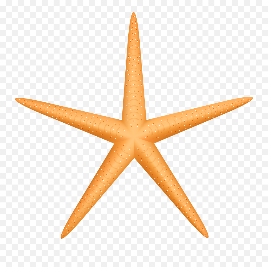 Yellow Starfish Png Clip Art Emoji,Starfish Clipart