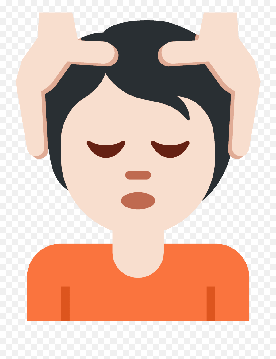 Person Getting Massage Emoji Clipart - Massage,Massages Clipart