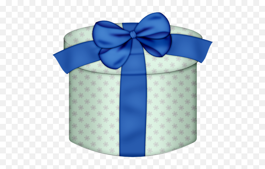 Download White Round Gift Box With Yellow Bow Png Clipart - Caixas De Presente Azul Aberta Png Emoji,Gift Box Clipart