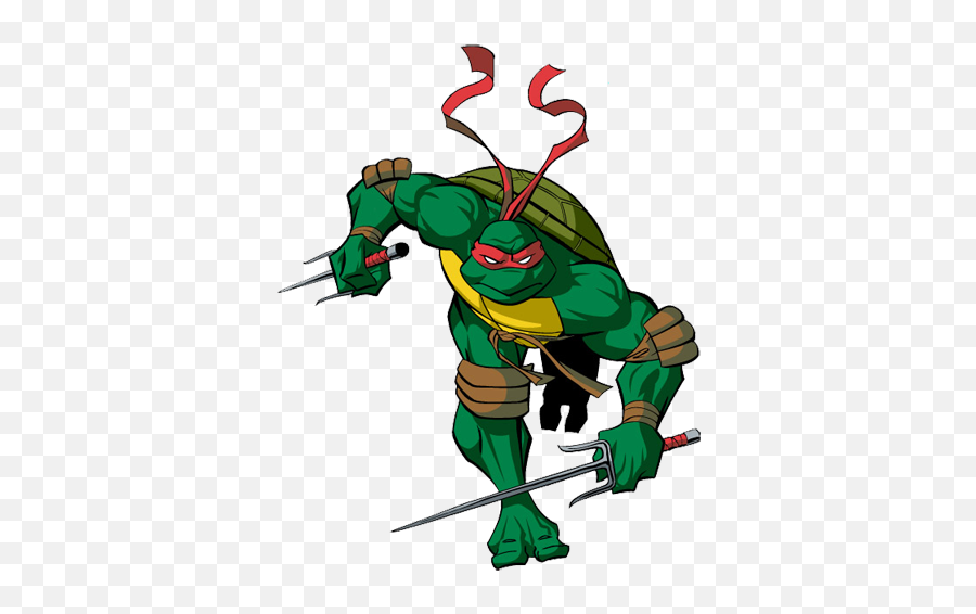Ninja Turtles Png - Cartoon Ninja Turtle Raphael Emoji,Ninja Turtle Clipart