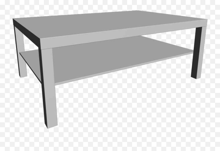 Lack Coffee Table White - Design And Decorate Your Room In 3d Emoji,Cafe Table Png
