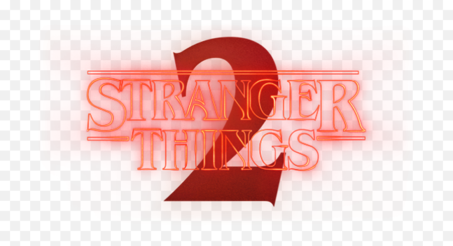 Download Stranger Things 2 Logo Png - Full Size Png Image Emoji,Stranger Things Logo Font