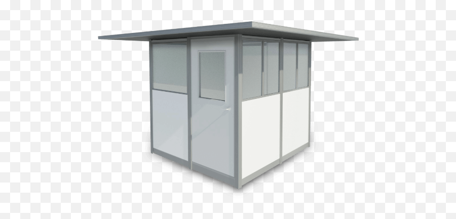 Portafab Guard Booth Roofing Options Emoji,Transparent Roofs