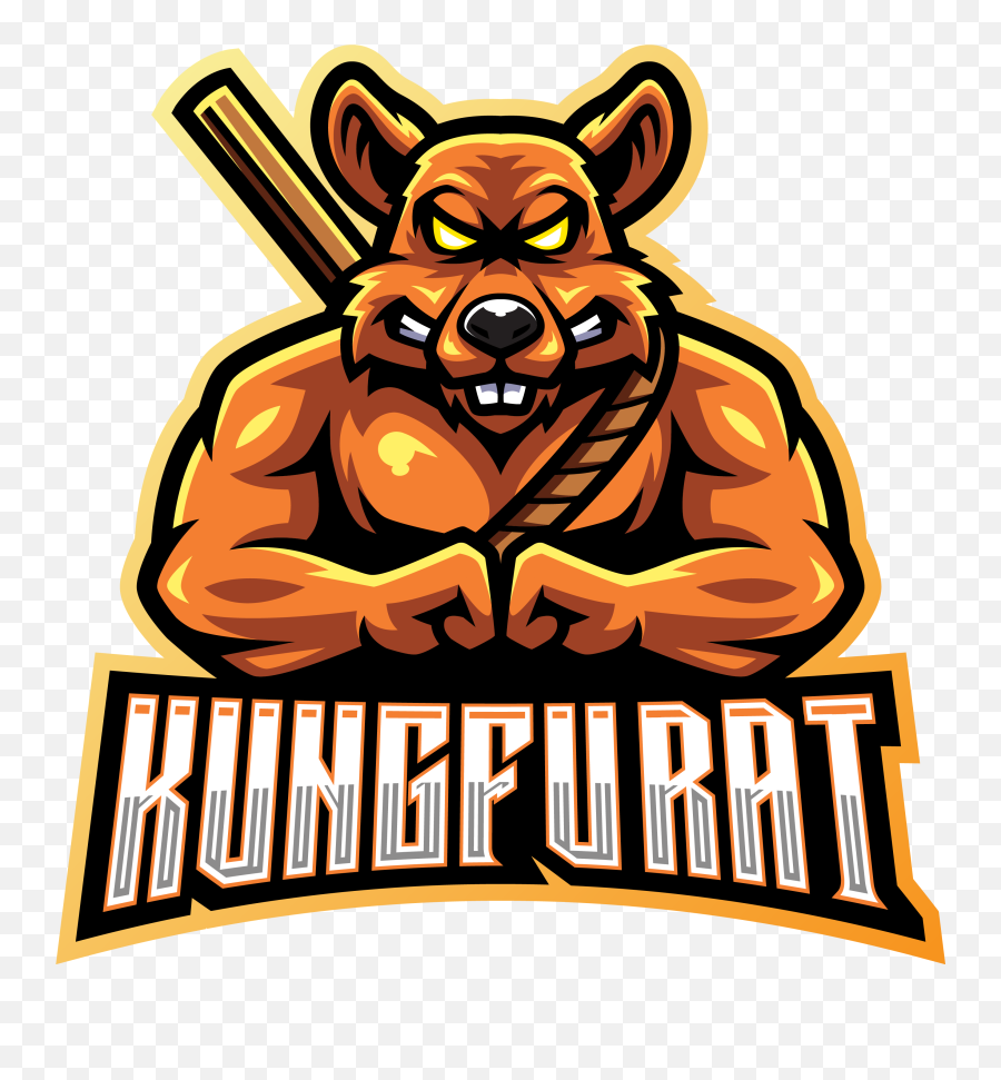 Kungfu Rat Esport Mascot Logo Design By - Rat Logo Png Esport Emoji,Scooby Doo Logo