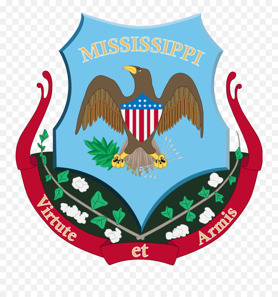 Coat Of Arms Of Mississippi - Mississippi Motto Emoji,Mississippi State Logo