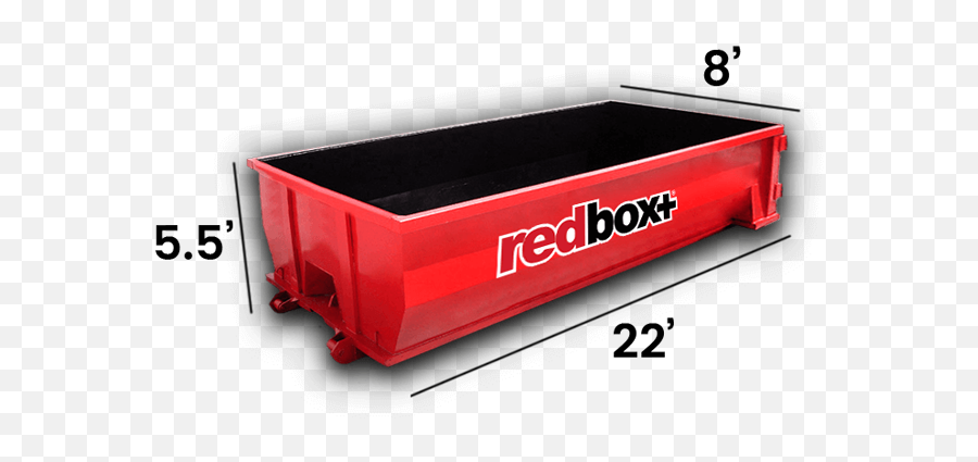 Construction Dumpster Rentals Redbox Emoji,Red Rectangle Transparent