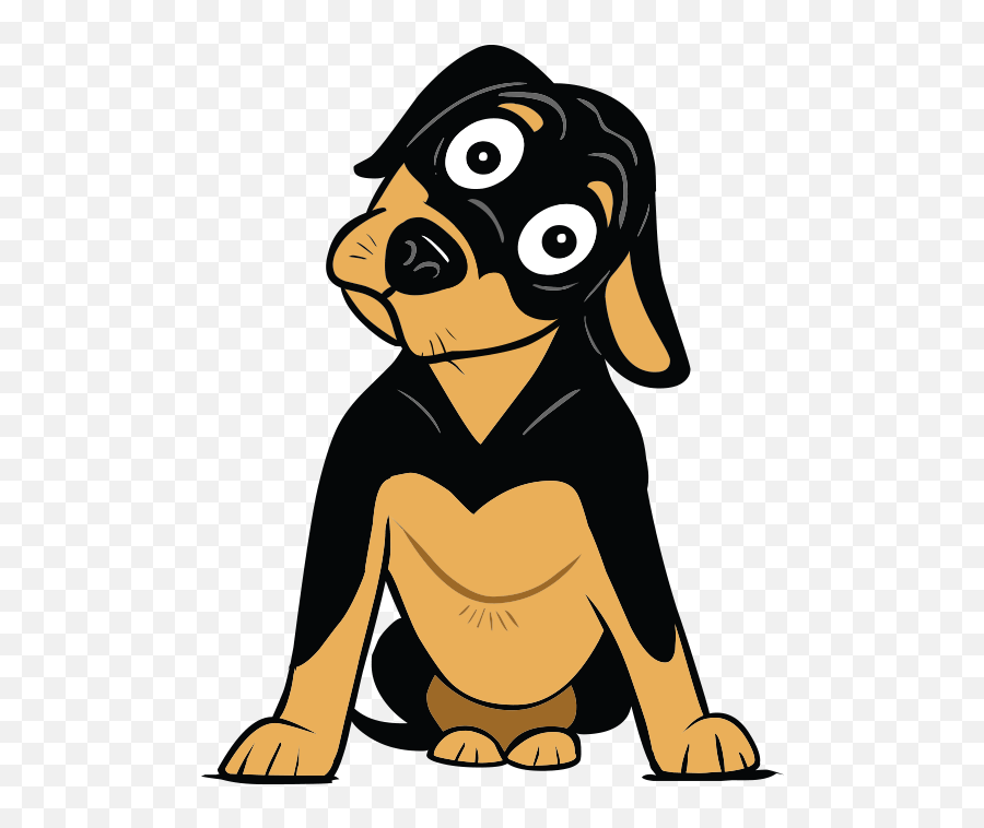 Transparent Cartoon - Happy Emoji,Dogs Clipart