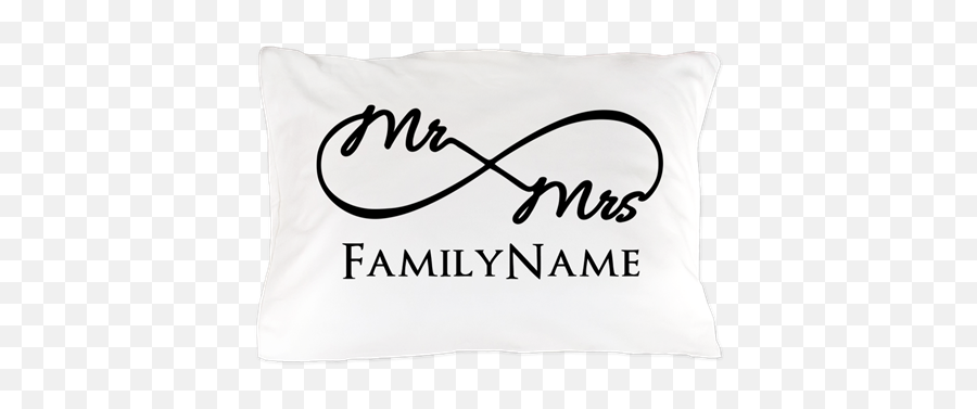 Custom Infinity Mr And Mrs Pillow Case By Mycpstore Emoji,Mr And Mrs Png
