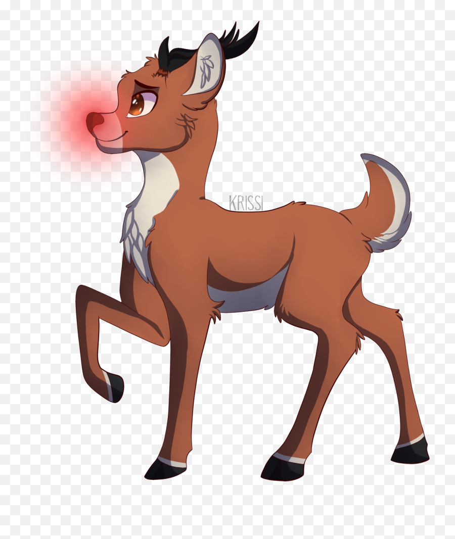 Rudolph The Red Nosed Reindeer Png - Rudolph The Red Nosed Reindeer Emoji,Reindeer Png