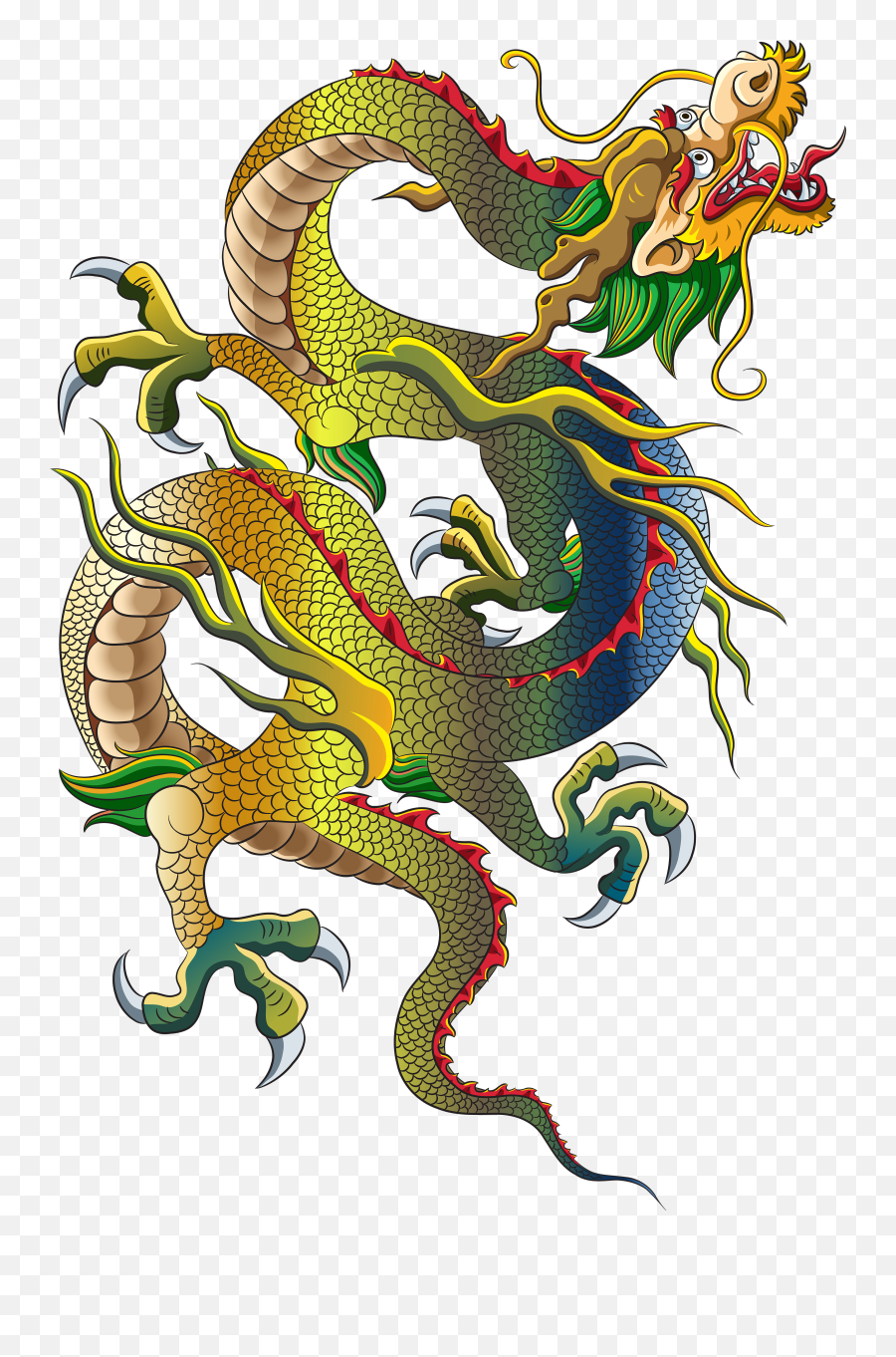 Chinese Dragon Clipart Transparent - Chinese Dragon Emoji,Dragon Transparent