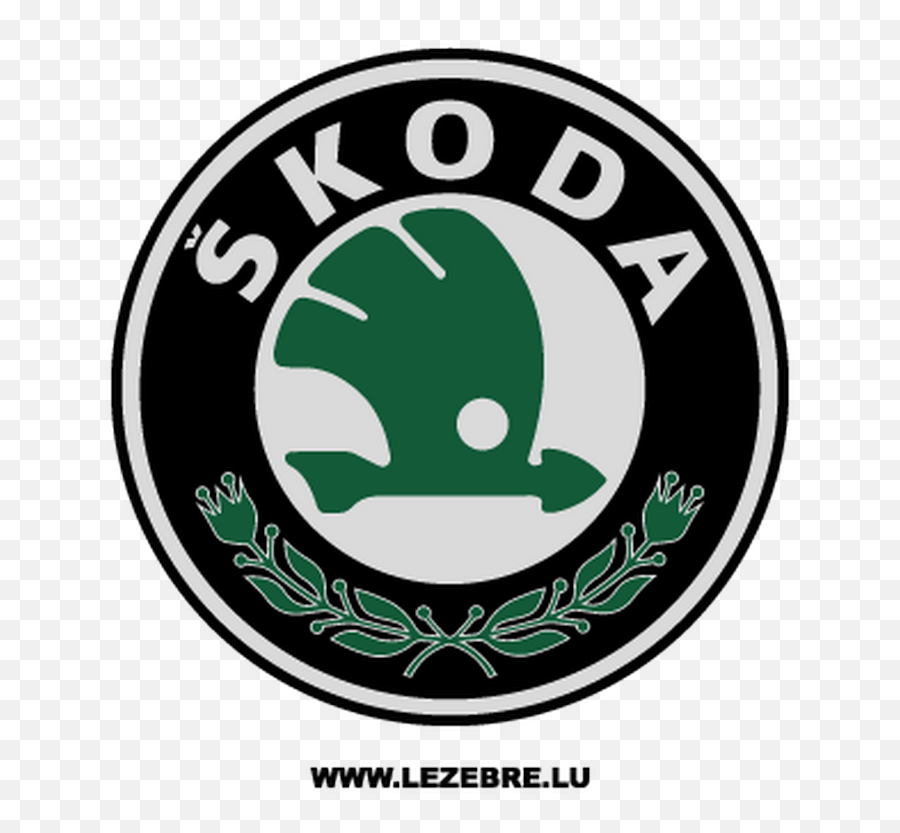 Skoda Logo Color Sticker - Skoda Logo Png Hd Emoji,Skoda Logo