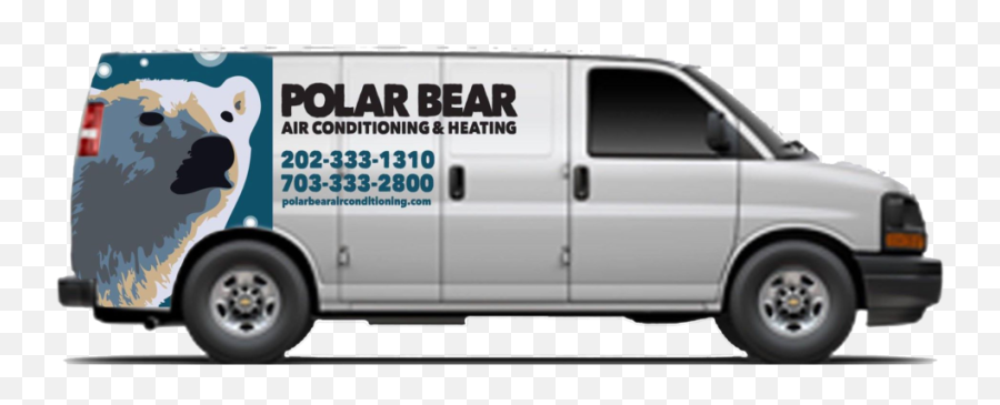 Polar Bear Air Conditioning Heating - Chevy Express Passenger Side Emoji,Polar Bear Logo