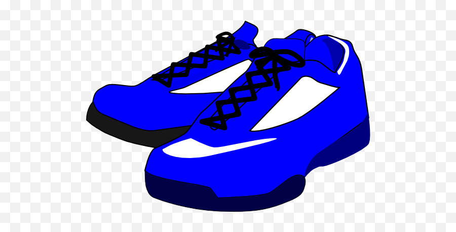 Download Blue Shoes Clip Art - Blue Tennis Shoes Clipart Emoji,Shoes Clipart
