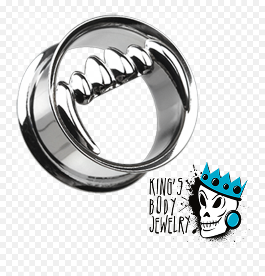 Vampire Fang Plugs 2 Gauge - 1 Inch Kings Body Jewelry Emoji,Vampire Fangs Png