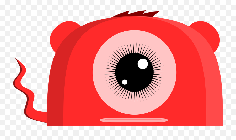 Monster Clip Art Black And White Free Clipart Images - Cute Monster Eye Clipart Emoji,Monster Clipart