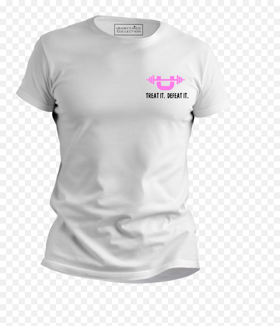 Breast Cancer Awareness Logo Tee - Koszulka Dj Hazel Z Wisienk Emoji,Undefeated Logo