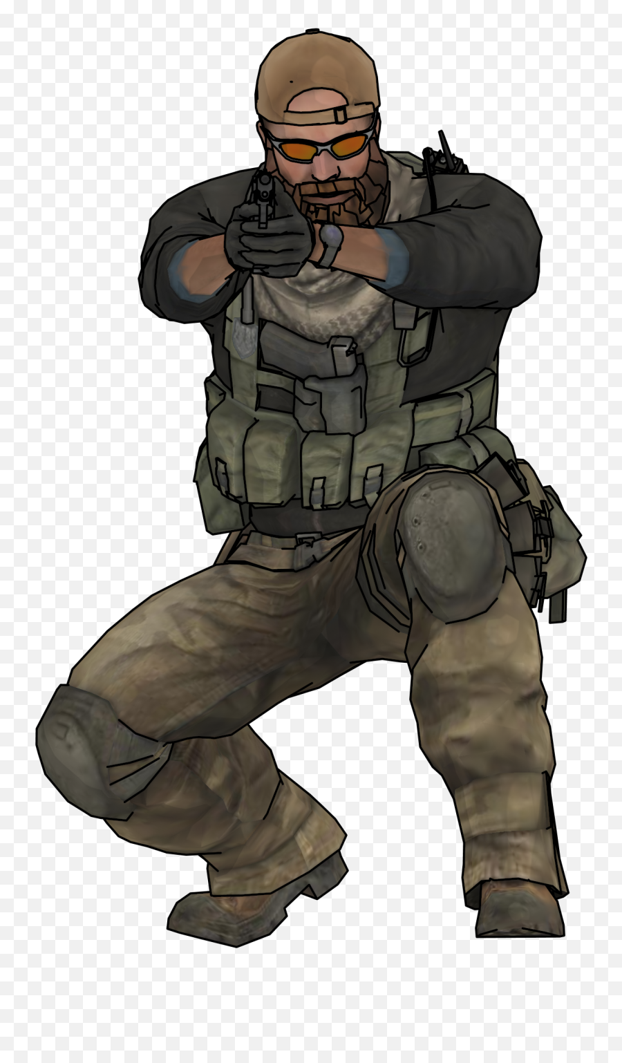Man Soldier Gun Cartoon Front View Clipart Png Transparent - Soldier Front View Png Emoji,Cartoon Gun Png