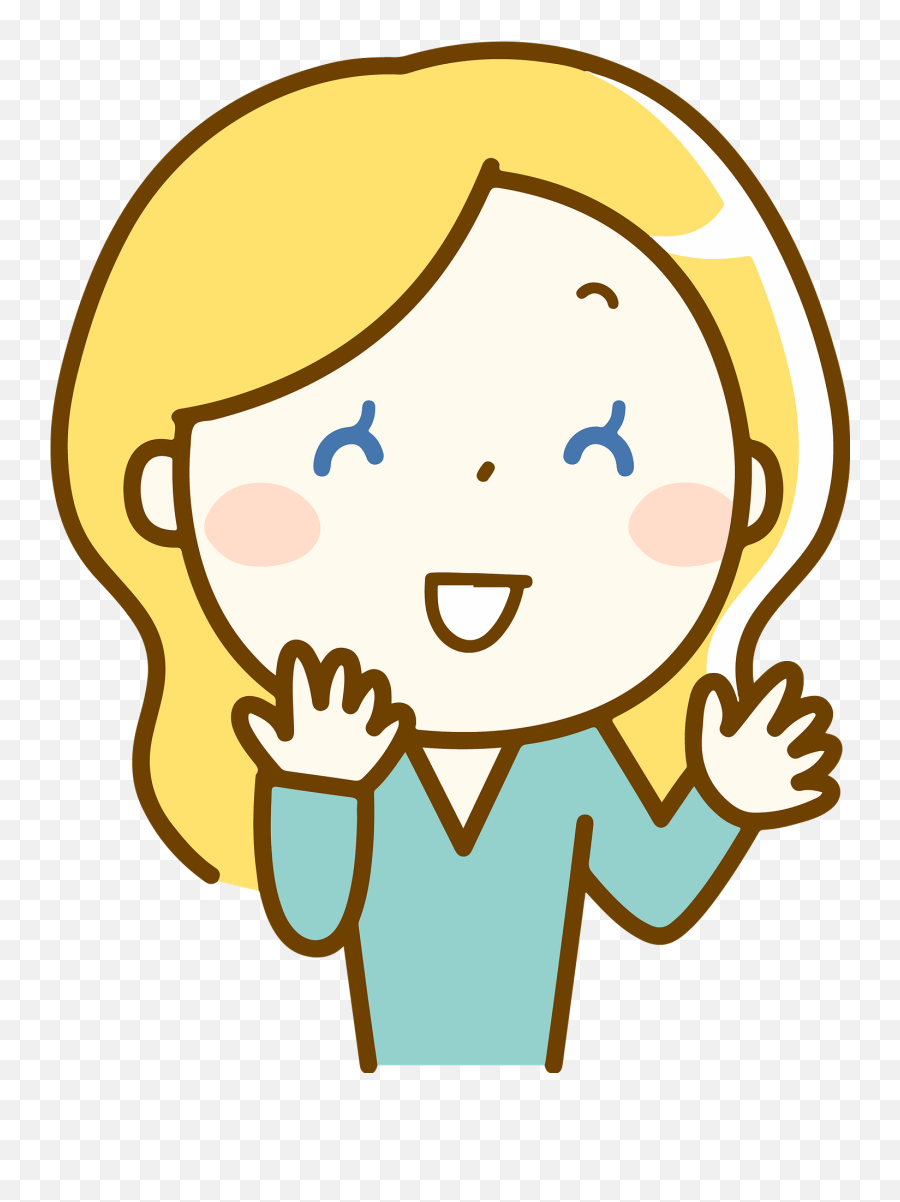Laughing Woman Clipart - Women Cartoon Shakes Hand Png Emoji,Laughing Clipart