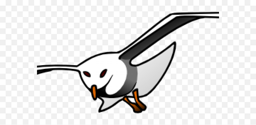 Seagull Stencil - Cute Seagull Clipart Black And White Png Cartoon Cute Seagull Flying Emoji,Seagull Clipart