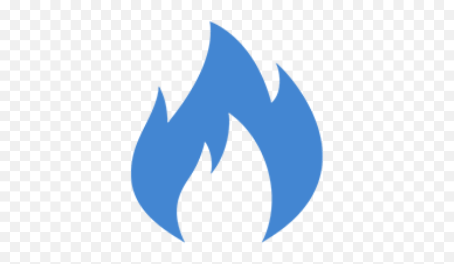 Black And White Fire Emoji - Transparent Blue Fire Logo,Fire Emoji Png
