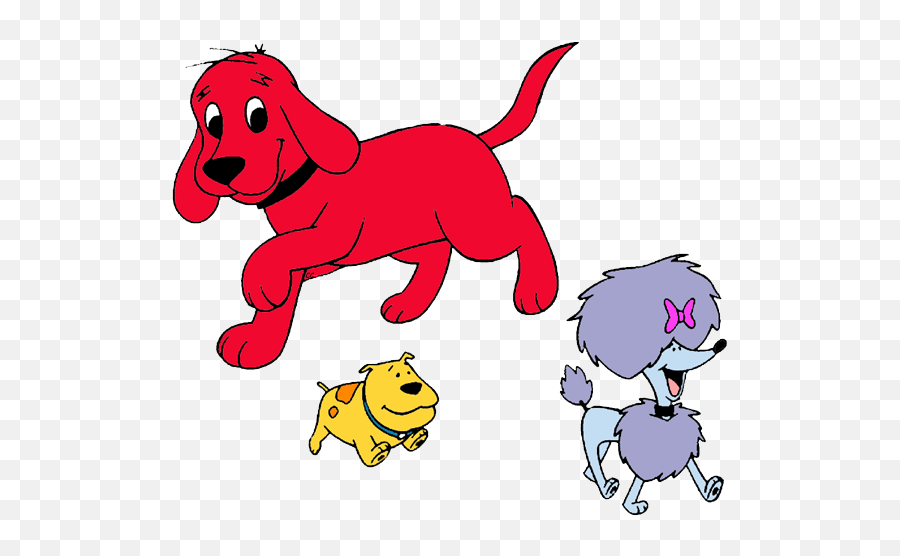 Clifford The Big Red Dog Clip Art Cartoon Clip Art - Clifford The Big Red Dog Pond Emoji,Dog Bone Clipart