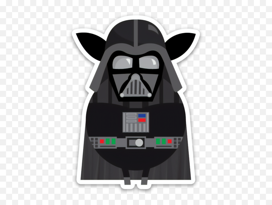 Paradise Fibers Sheep Stickers Emoji,Darth Vader Clipart Black And White