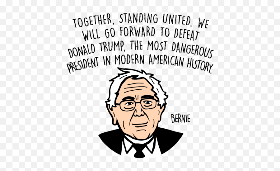 Bernie Bernie Sanders Sticker - Bernie Bernie Sanders Bye Emoji,Bernie Logo Font