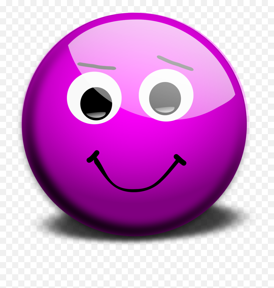 Purple Smiley Face Clipart - Clipart Suggest Emoji,Laughing Face Png
