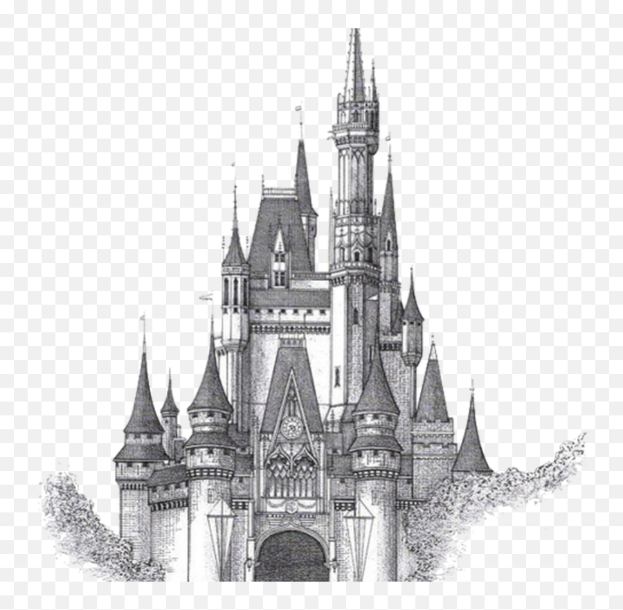 Transparent Castle Paintings Vector Transparent Download Emoji,Disney Castle Transparent Background