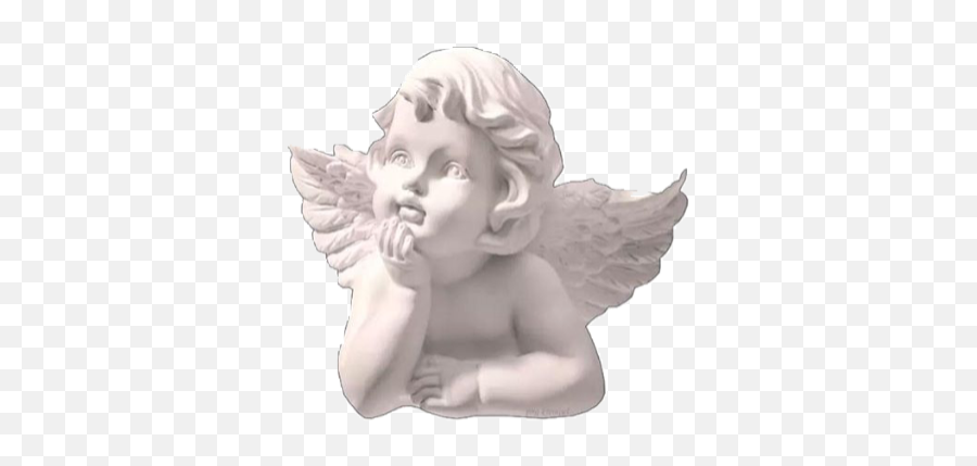 Angel Statue White Vaporwave Vapor Cherub Cute Emoji,Vaporwave Statue Transparent