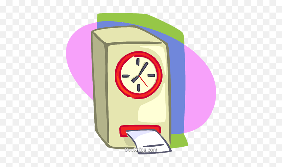 Punch Clock Royalty Free Vector Clip Art Illustration Emoji,Punch Clipart