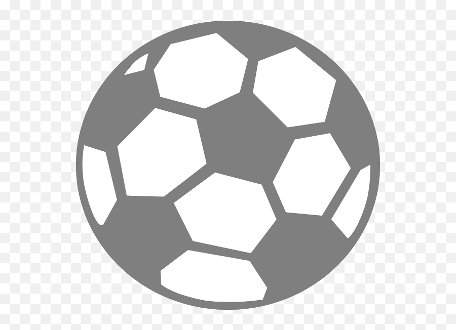 Gray Soccer Ball Clip Art At Clker - Soccer Ball Clip Art Emoji,Soccer Ball Clipart