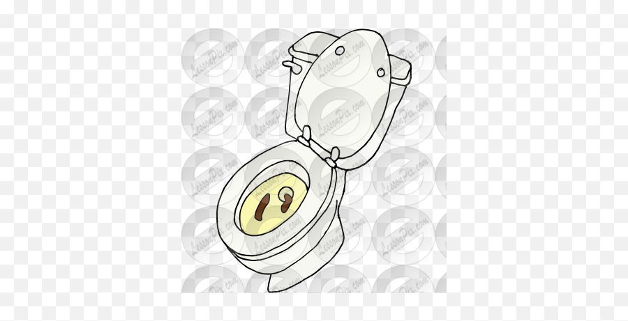 Poop Picture For Classroom Therapy - Toilet With Pee Clipart Emoji,Potty Clipart