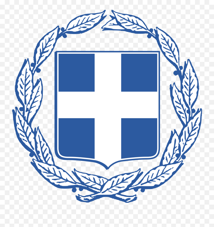 Coat Of Arms Of Greece - Wikipedia Greece Emblem Emoji,White Cross Logos