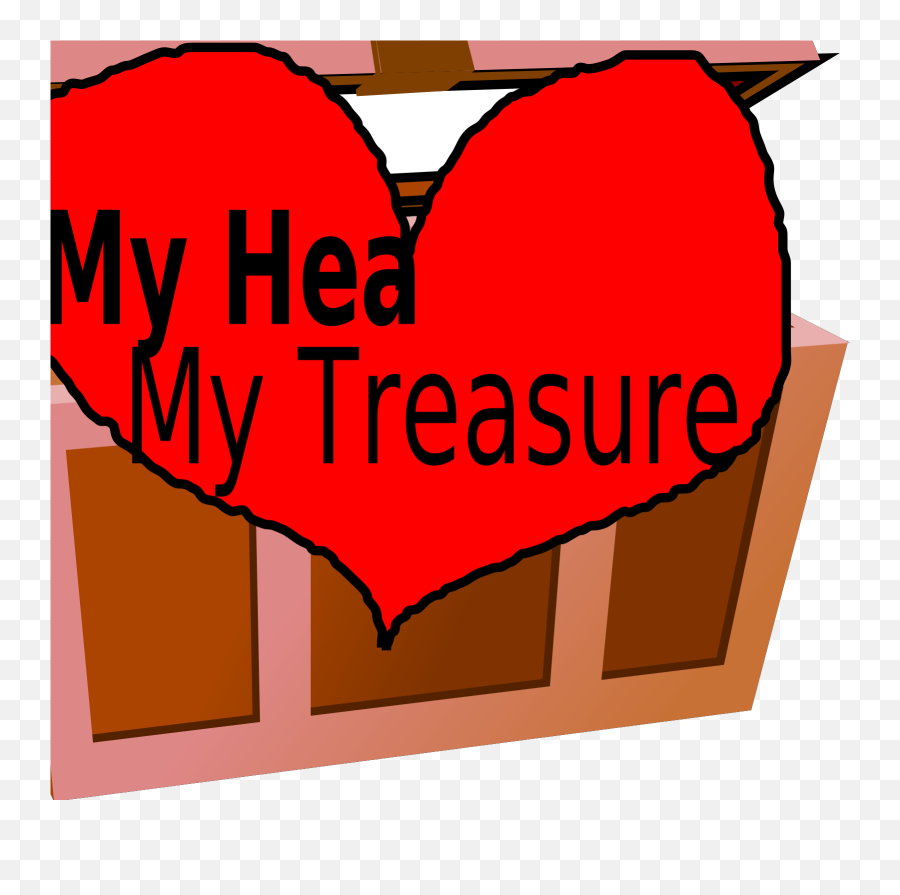 My Heart My Treasure Svg Vector My Heart My Treasure Clip - Girly Emoji,Treasure Clipart