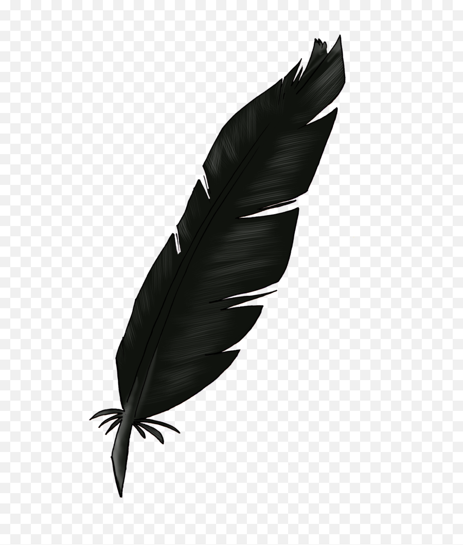 Feather Light Clip Art - Black Feather Clipart Transparent Background Emoji,Feathers Clipart