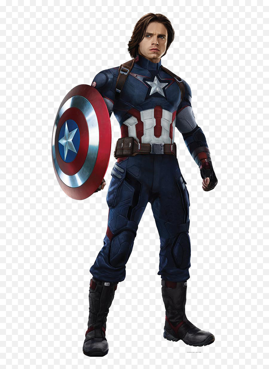 Captain America Png Transparent Png - Captain America Transparent Emoji,Bucky Barnes Png