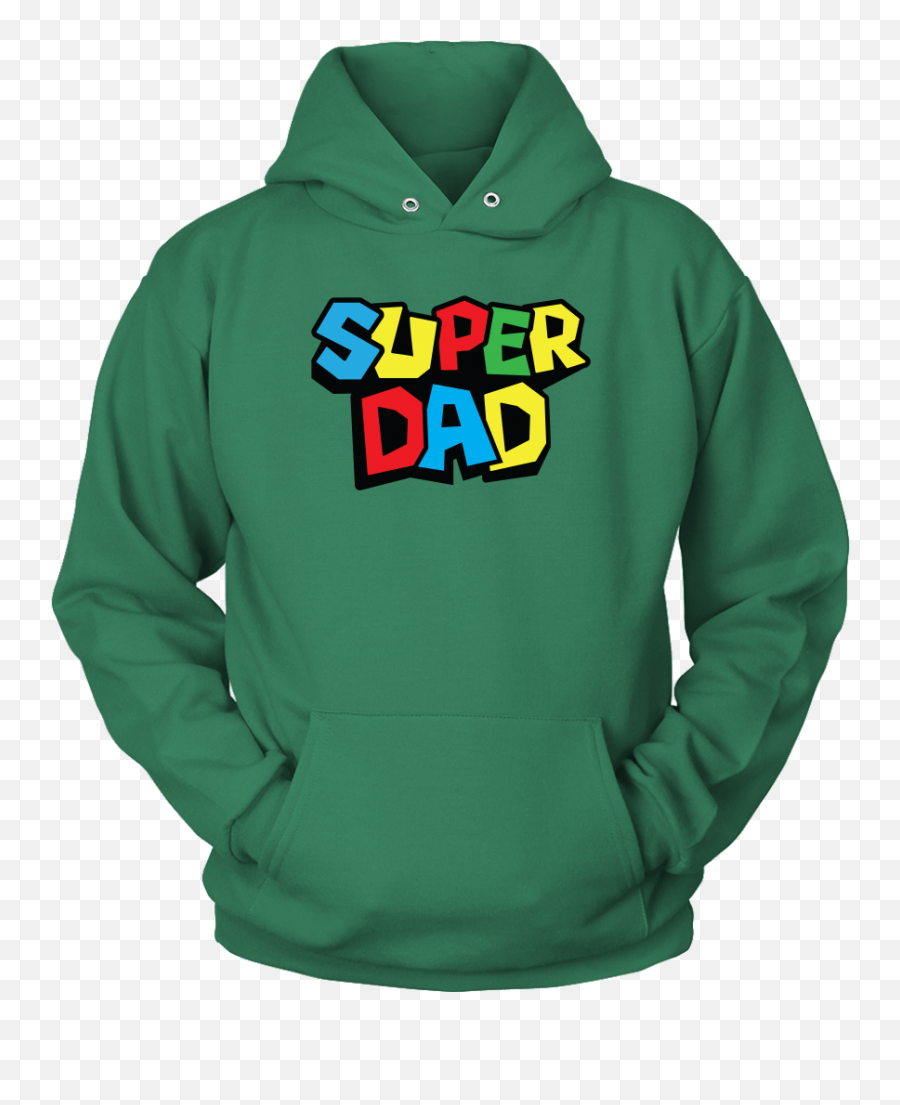 Super Dad Hoodie - Gtr Emoji,Super Dad Logo