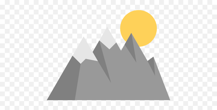 Image V83 Png Big Format Autumn Landscape In The Mountains - Flat Mountain Icon Png Emoji,Landscape Png