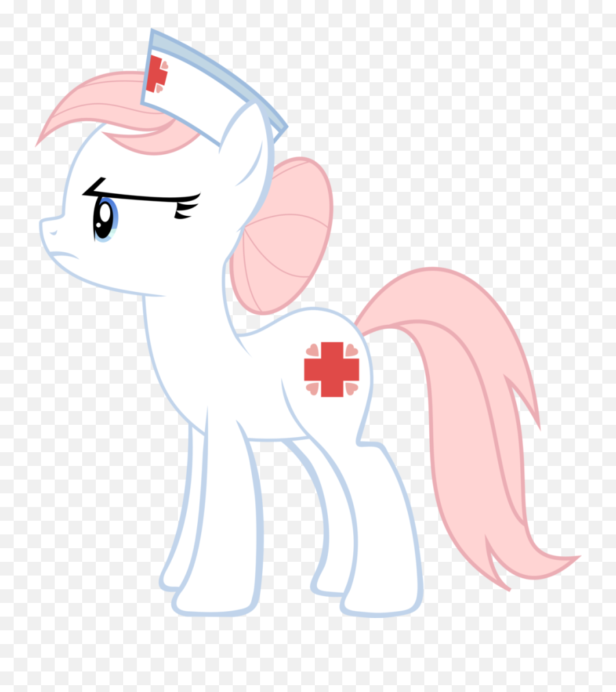 Pony Clipart Simple - Nurse Redheart Mlp Transparent Fictional Character Emoji,Pony Clipart