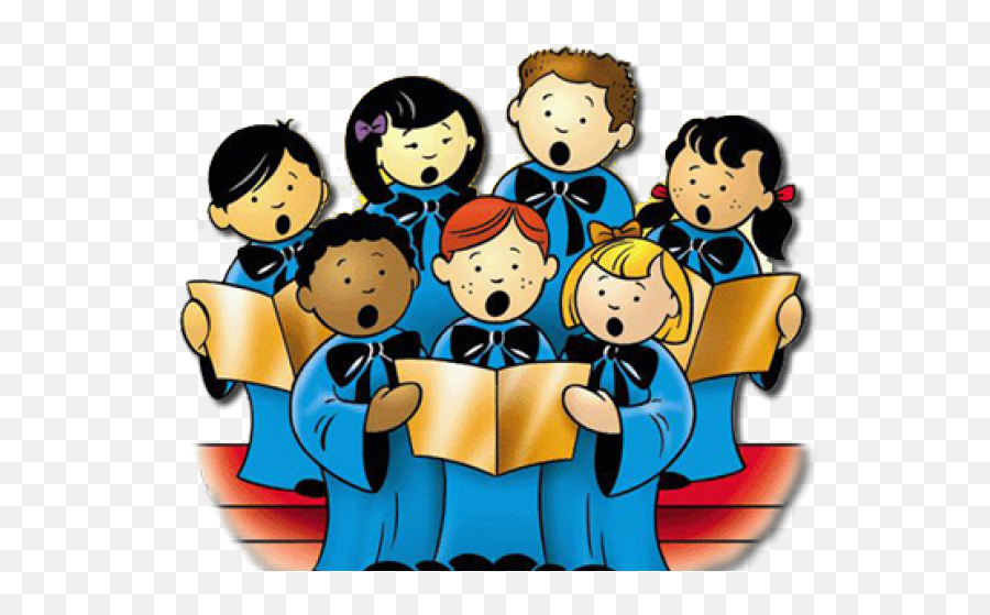 Singing Clipart Church - Childrenu0027s Choir Clip Art Choir Of Singers Clipart Emoji,Singing Clipart