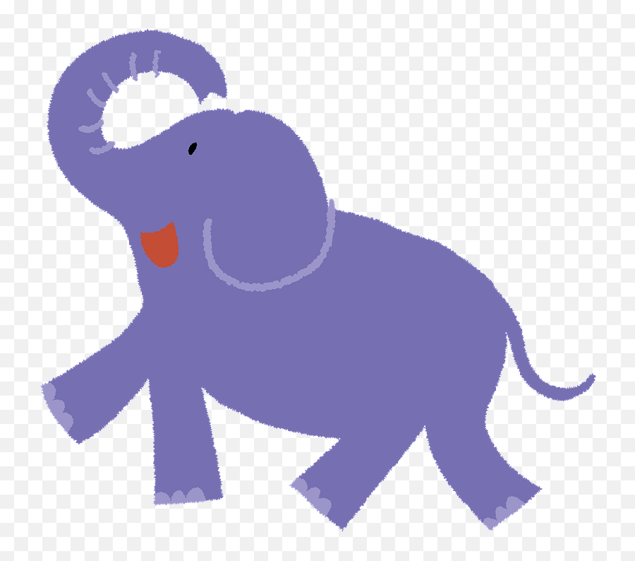 Purple Elephant Clipart Free Download Transparent Png Emoji,Elephant Transparent