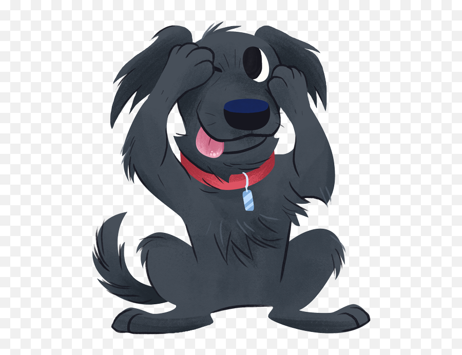 Mr Cooper Black Dog Stickers By Matthew Carbone Emoji,Black Dog Clipart