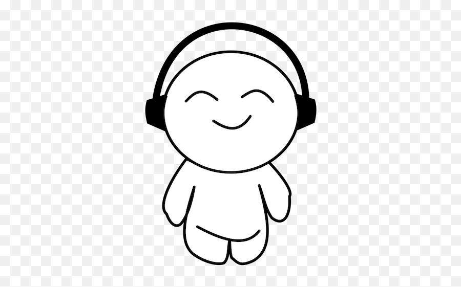 Connected Isolation Why Do People Have Such Different Emoji,Listening To Music Clipart Black And White