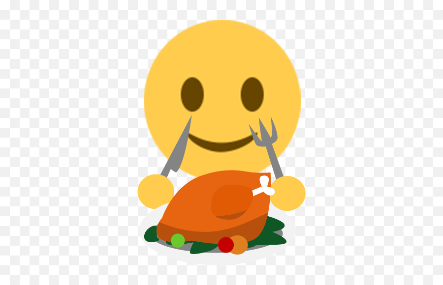 Thanksgiving Day Emoji Sticker - Emoji Png Dinner 512x512,Thanksgiving Dinner Png