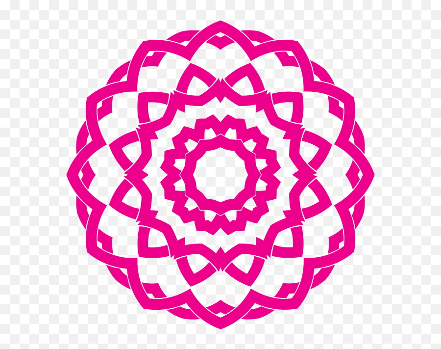 Celtic Knot Pink Color - Openclipart Emoji,Celtic Knot Transparent Background