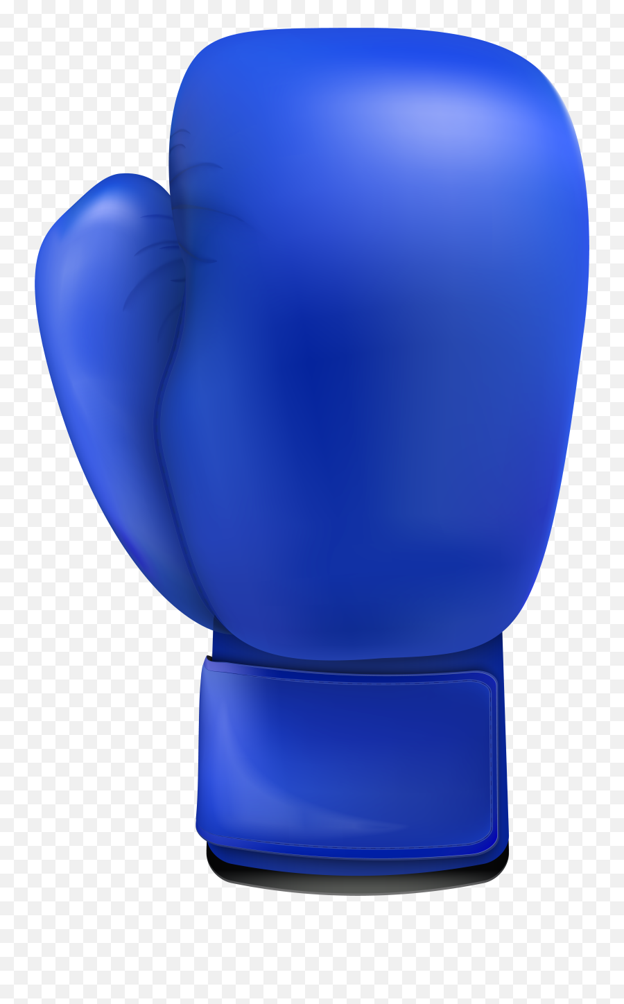 Blue Boxing Glove Png Clip Art - Blue Boxing Gloves Png Emoji,Boxing Gloves Clipart