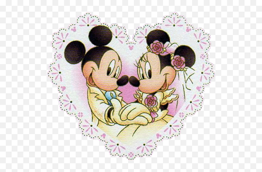Mickey U0026 Minnie Wedding Clipart Mickey And Minnie Wedding - Wedding Clipart Mickey Minnie Bride And Groom Emoji,Marriage Clipart
